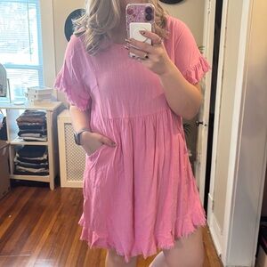 💙 Umgee Pink Mini Dress